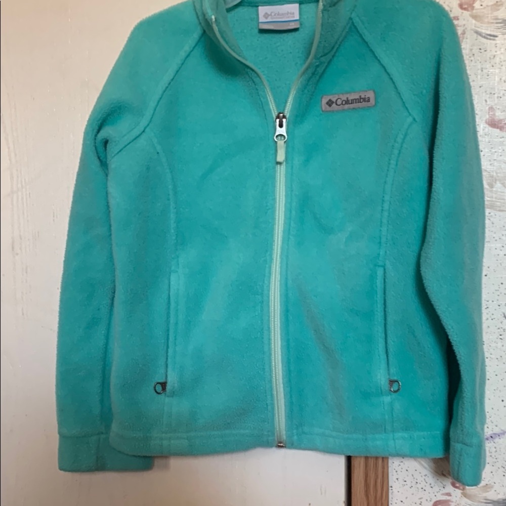 Columbia Teal Fleece Jacket